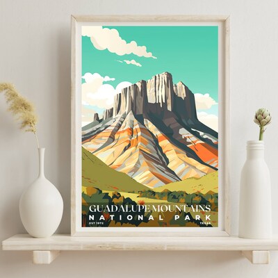 Guadalupe Mountains National Park Poster, Travel Art, Office Poster, Home Decor | S3 - image6